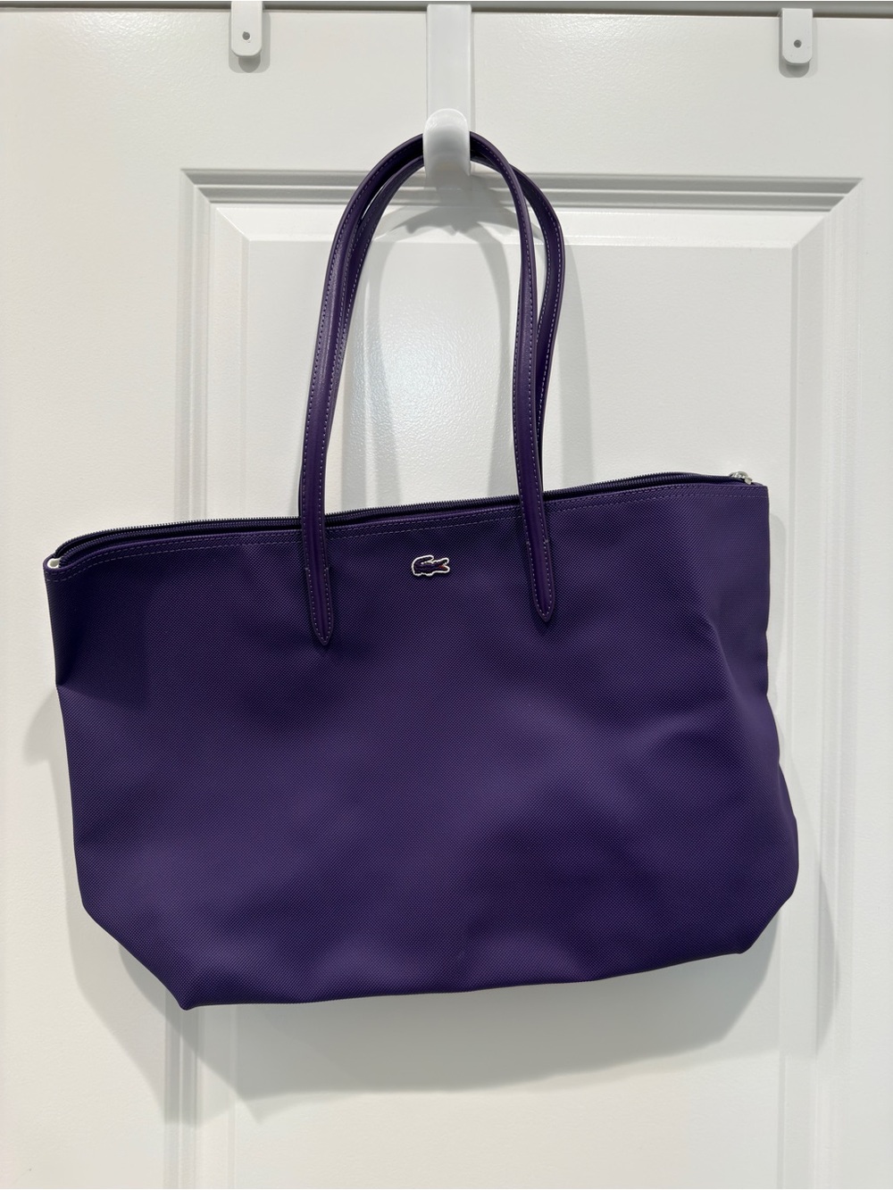 Lacoste Purple Tote Bag
